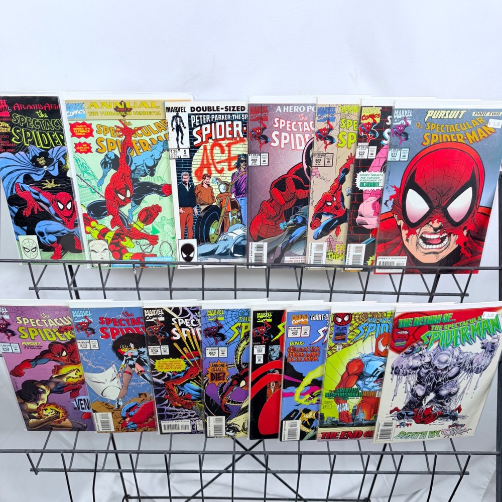 Spectacular Spider-Man 208-214 221 223 225 229 230 Annual 5 9 11 Lot